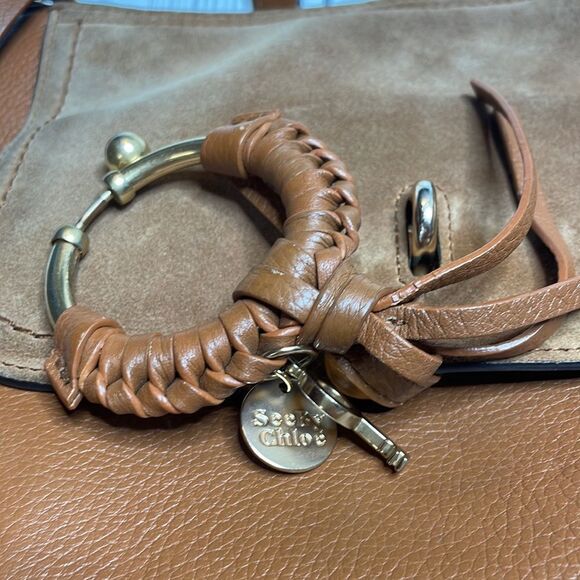 See by Chloe Joan Leather Shoulder Bag Caramello - Picture 7 of 16